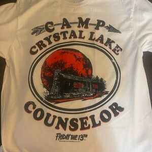 Jerzees White Camp Crystal Lake Counselor Tee